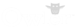 Owler white logo