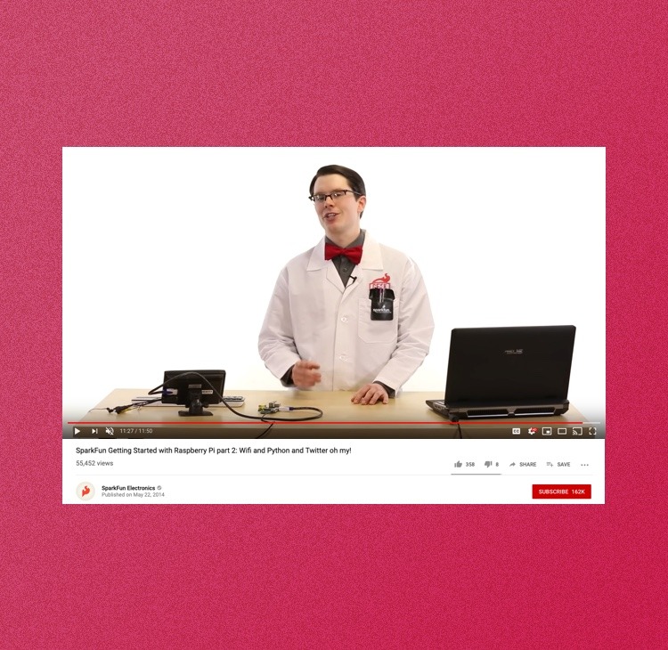 Raspberry Pi YouTube video