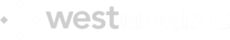 West Monroe Partners white logo