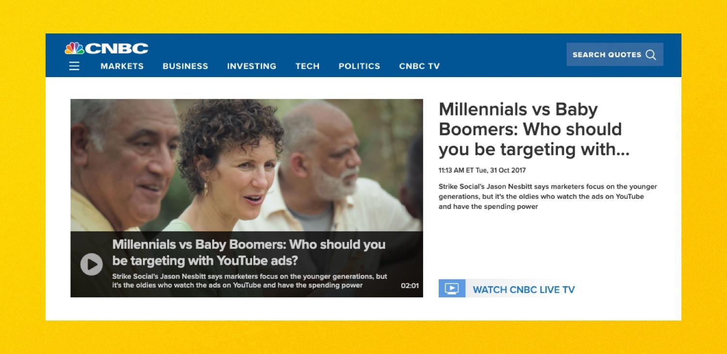 Strike Social CNBC PR placement