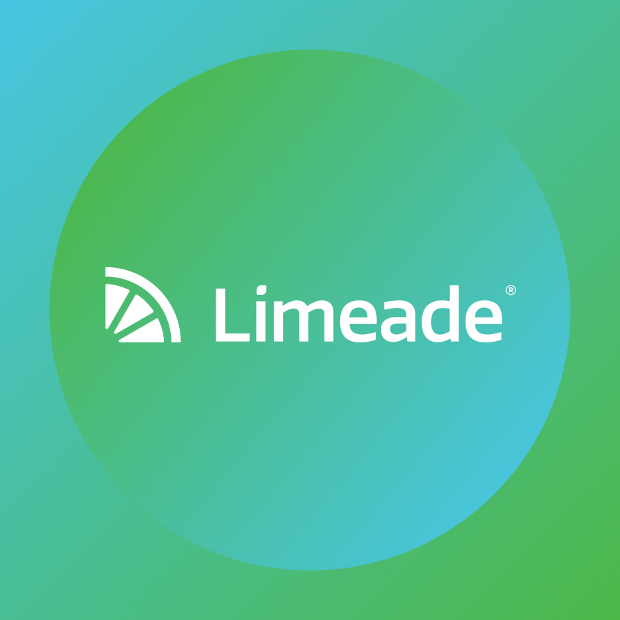 Limeade logo on a green and blue gradient background