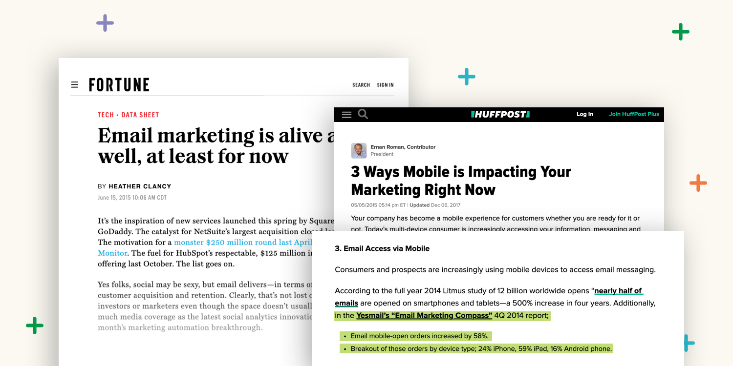 Yes Lifecycle Marketing Fortune and Huffington Post PR placements