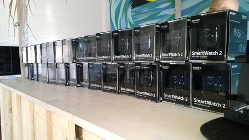Sony Smartwatch 2 at Hackathon