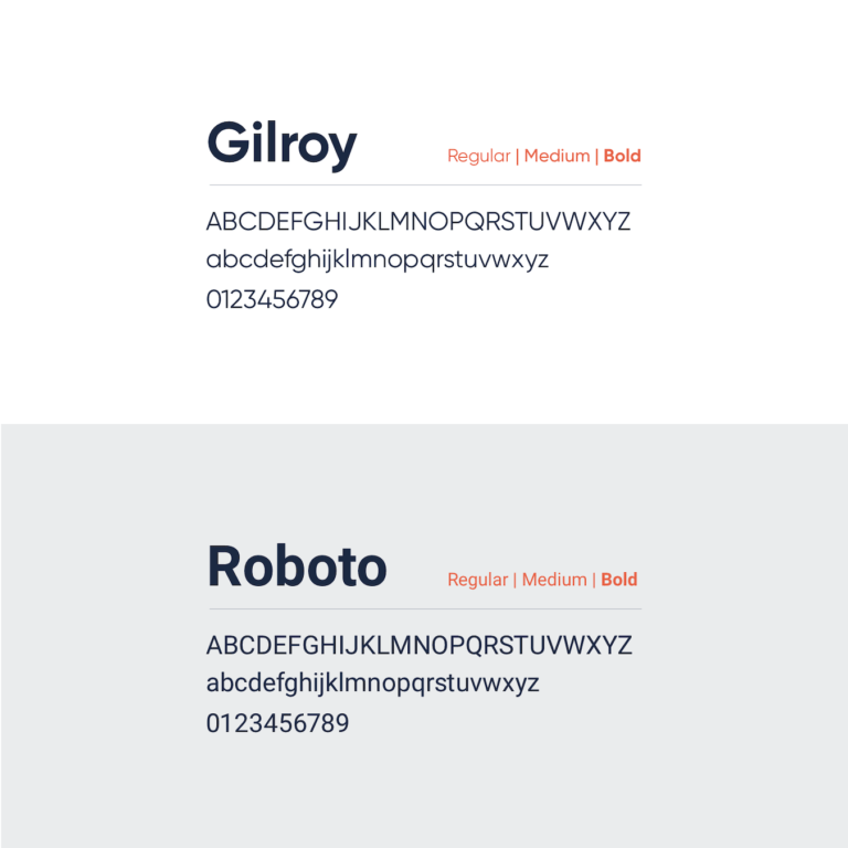 Mockup of NovoEd's new typefaces