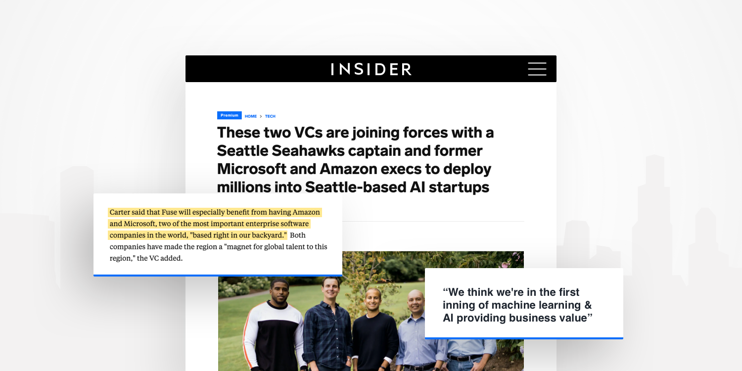 Mockup of Business Insider PR placement for Fuse