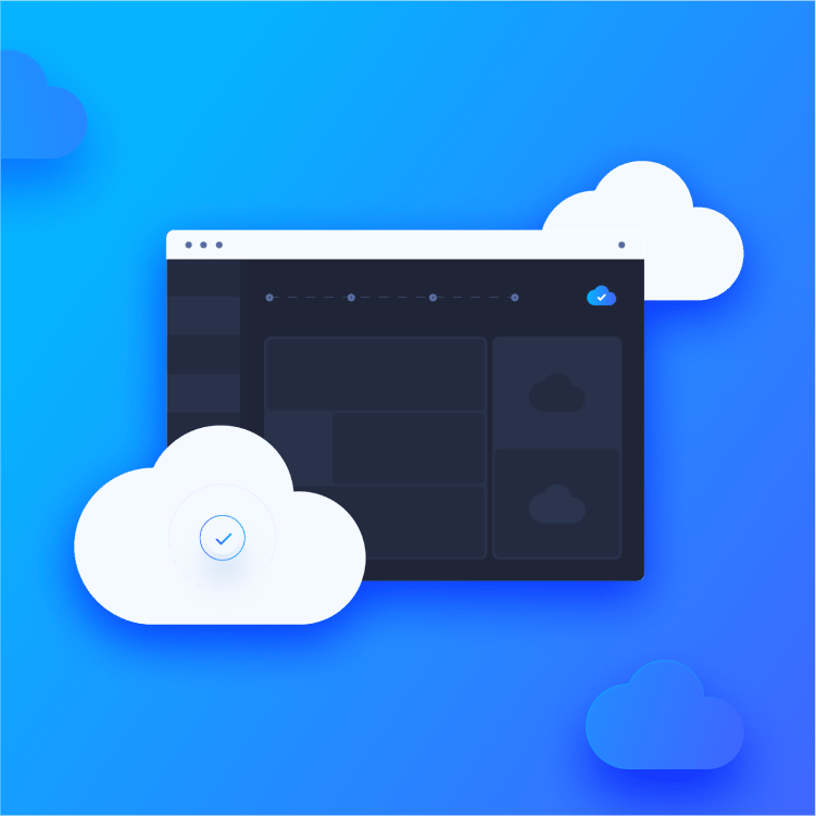 New illustration to visualize Provenir's cloud-native platform feature.