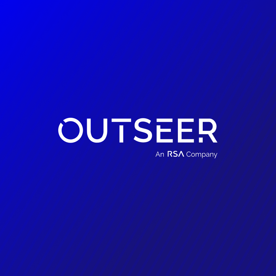 outseer logotype that includes copy reading "an RSA company"