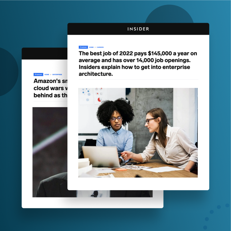 Mockup of two AHEAD media placements