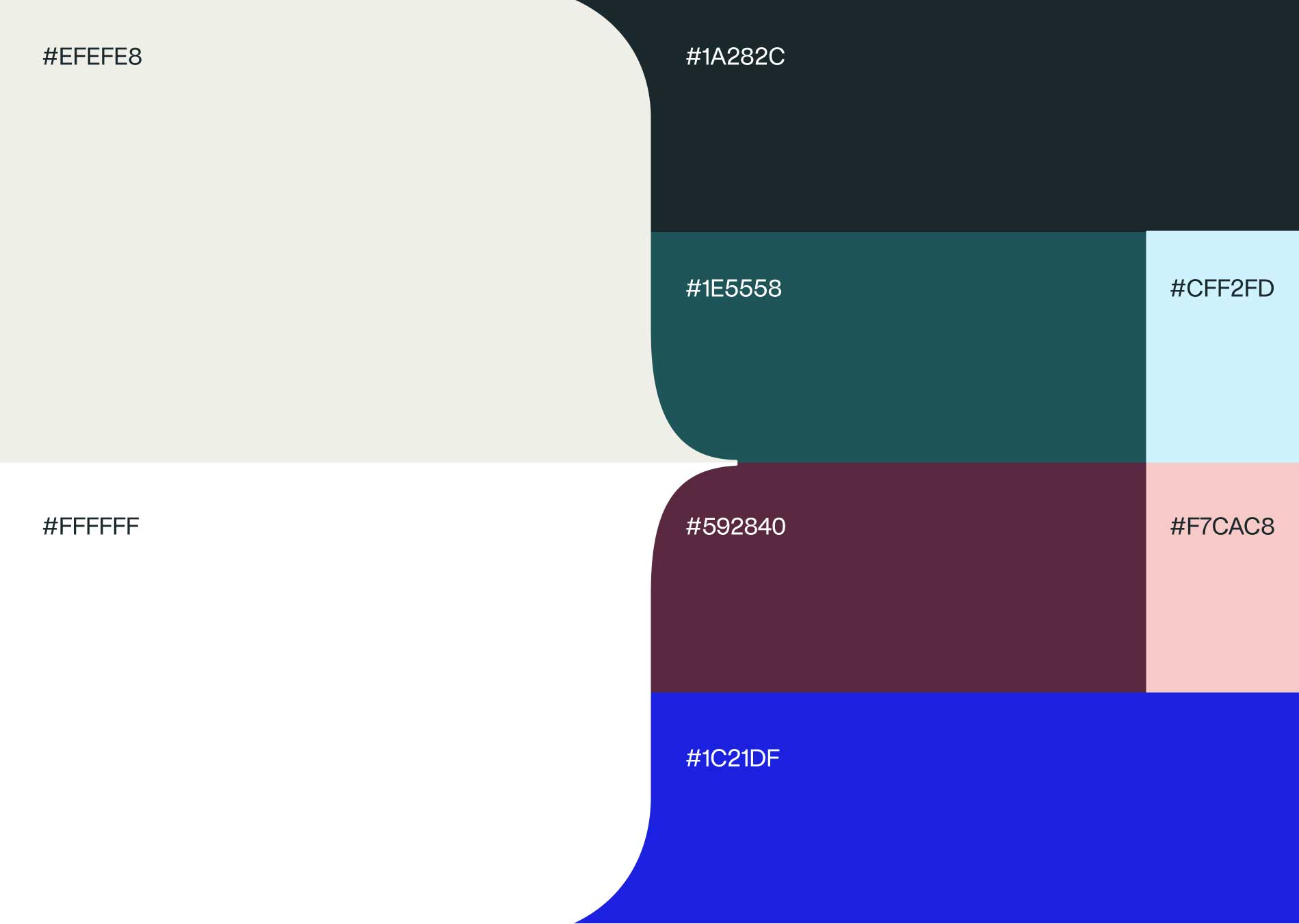 Kaleidoscope brand color palette