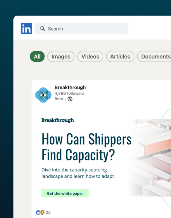 Breakthrough LinkedIn ad
