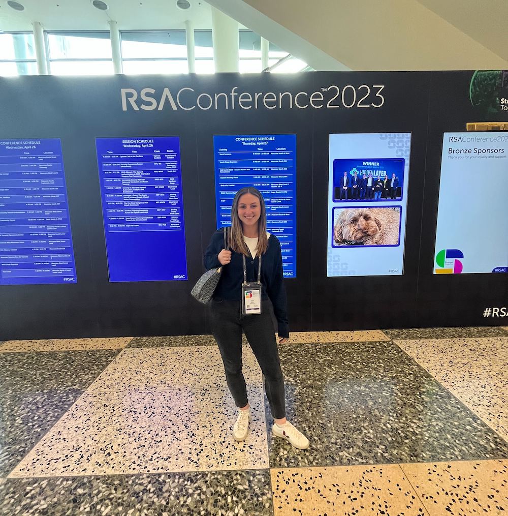 Associate PR Director Katie Butler at RSA Conference 2023.