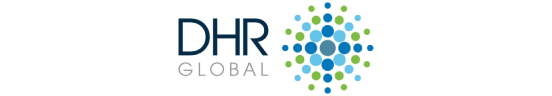DHR Global logo with white background
