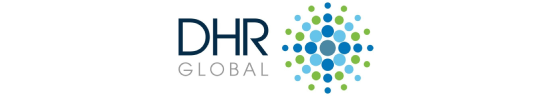 DHR Global logo with white background