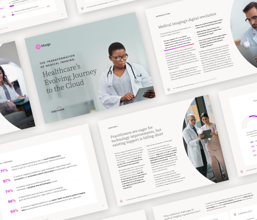 Series of pages from a designed white paper