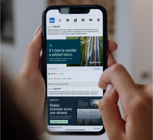 LinkedIn posts for Breakthrough