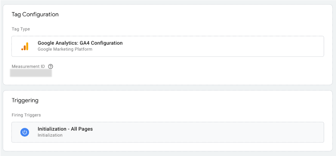 GA4 Tag Configuration