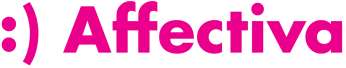 Pink Affectiva logo featuring a smily face