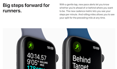 ad for Apple Watch