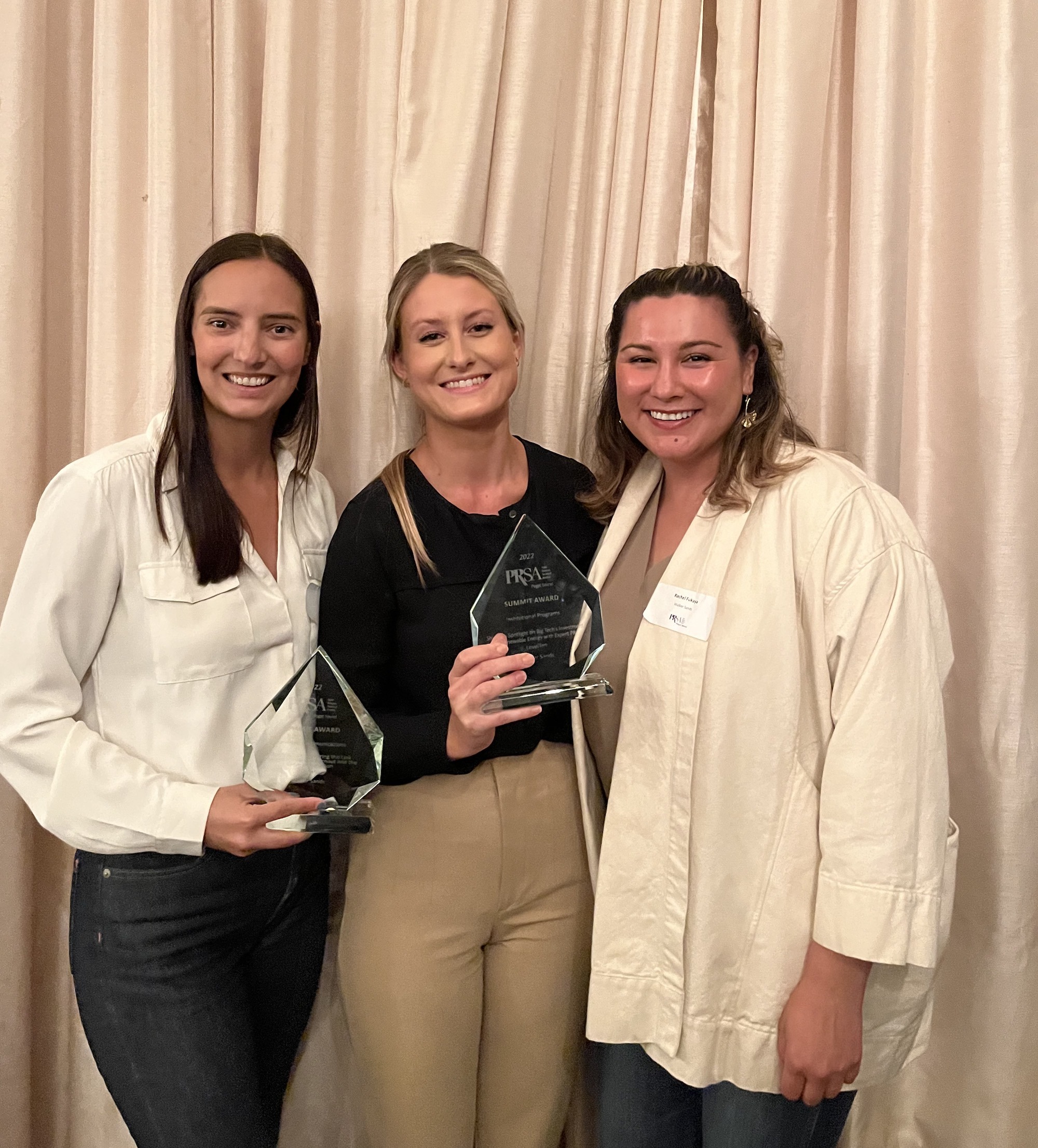 Walker Sands team takes home two 2022 PRSA Summit Awards