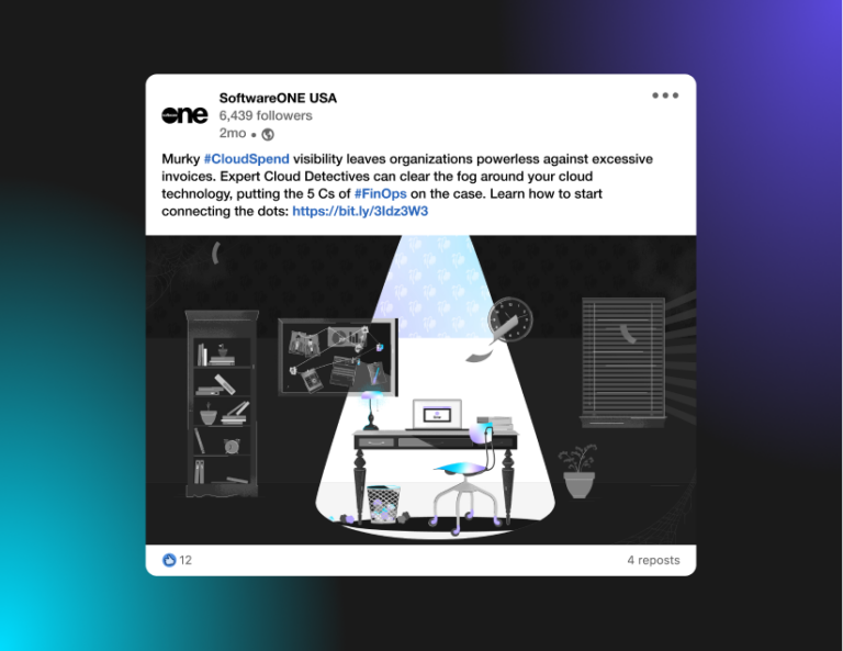 SoftwareOne Cloud Detectives Social Post
