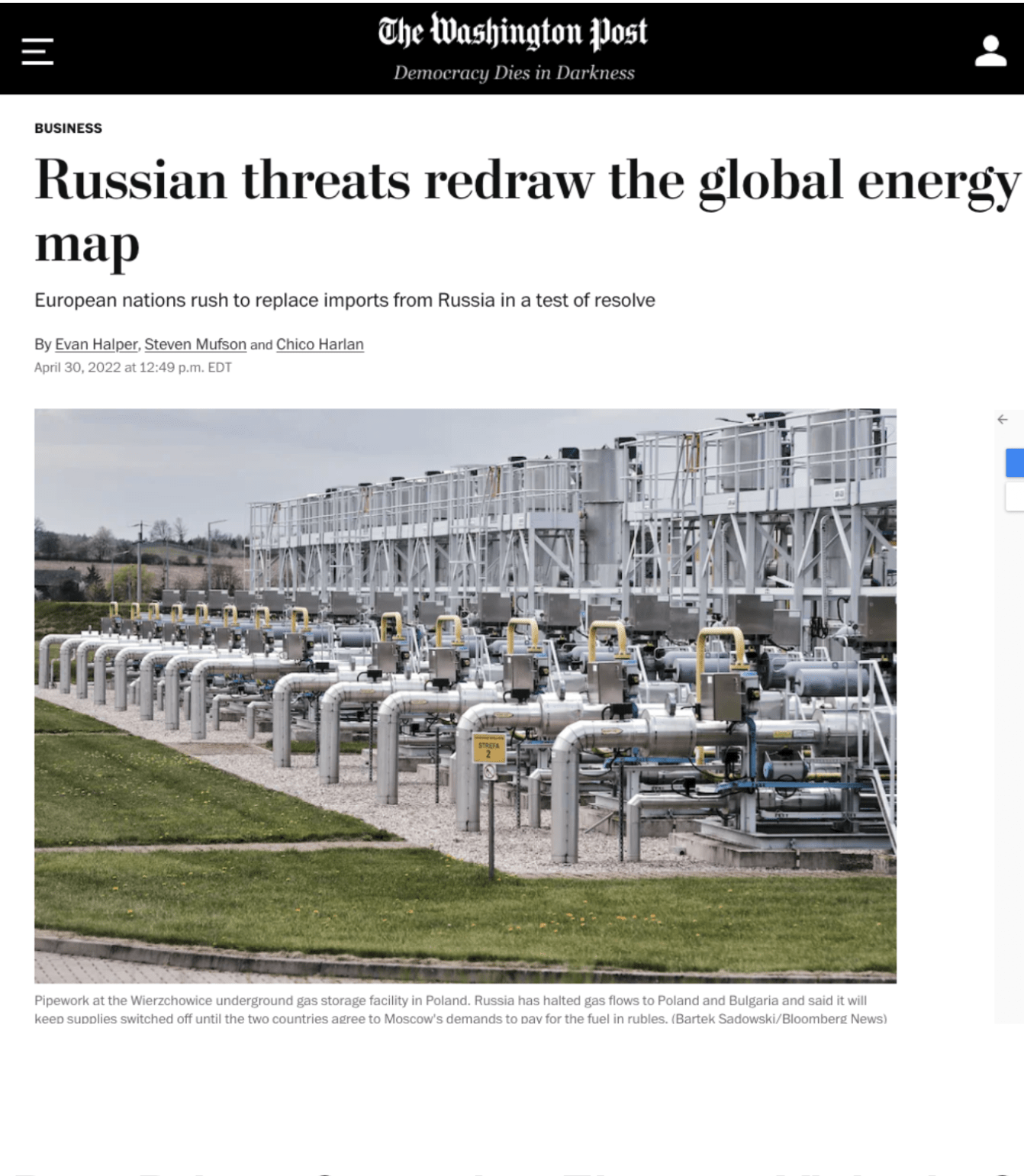 Washington Post placement for LevelTen Energy