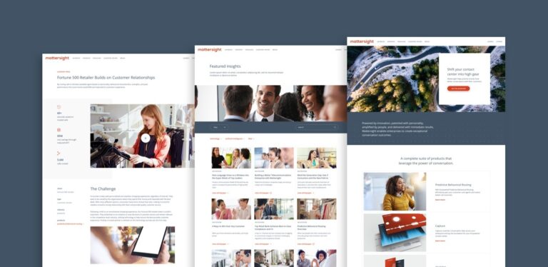 Walker Sands Case Study Mattersight Brand Website