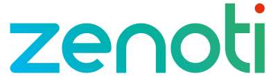 Logo saying "Zenoti"