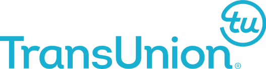 the TransUnion logo with the shortened circular T U logo