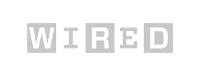 wired logo on transparent background