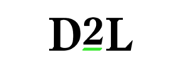 D2L logo with transparent background