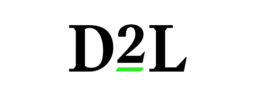 D2L logo with transparent background