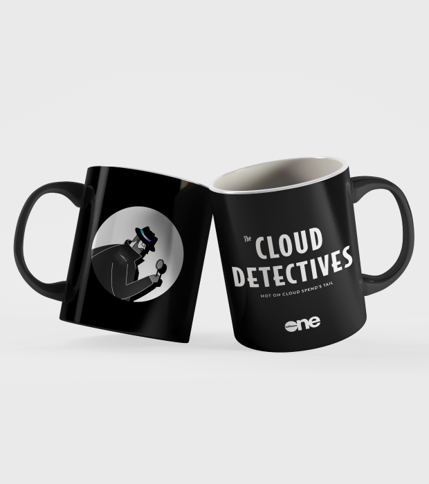 SoftwareOne Cloud Detectives campaign mugs
