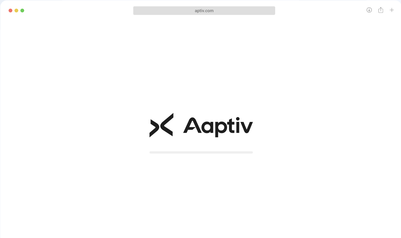 Aaptiv website scrolling image