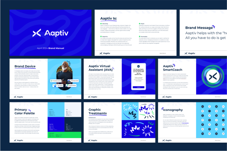 Aaptiv web page examples