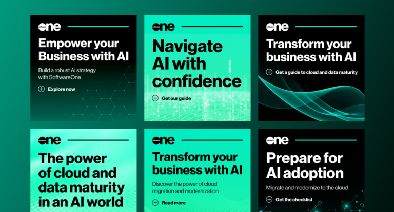 SoftwareOne ad examples