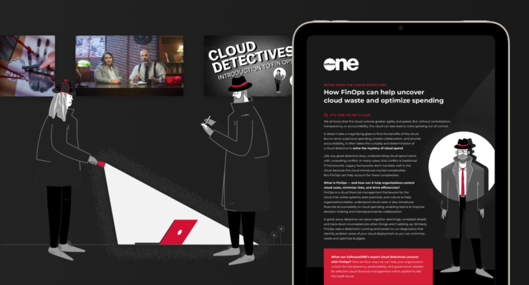 SoftwareOne Cloud Detectives campaign