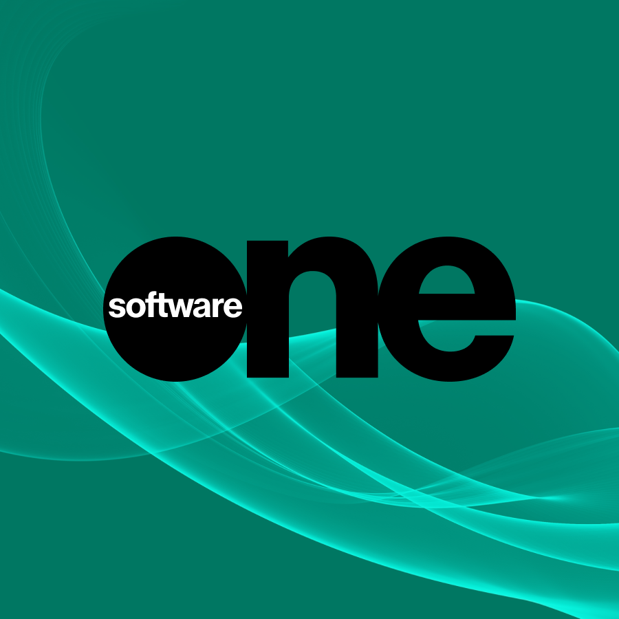 SoftwareOne logo on background