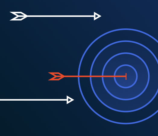 Target with arrows